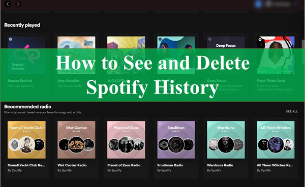 How to Check and Clear Spotify Listening History