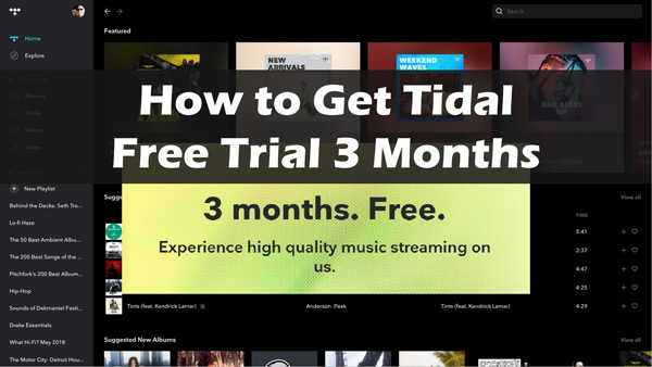 tidal free trial 3 months
