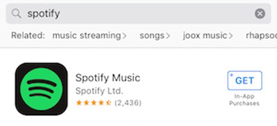 reinstall spotify app on iphone