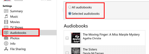 sync audible across devices by itunes