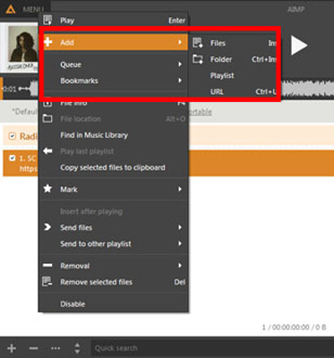use aimp with spotify by adding files