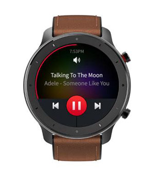 amazfit control spotify