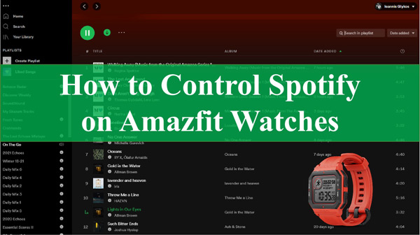 spotify on amazfit