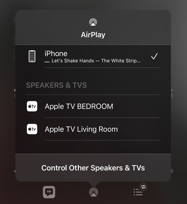 airplay from spotify on apple tv
