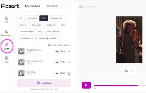 add spotify music to picsart web editor