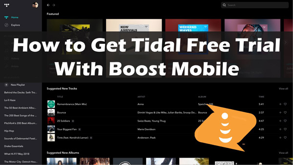 boost mobile free tidal