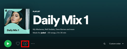 download daily mix spotify with premium
