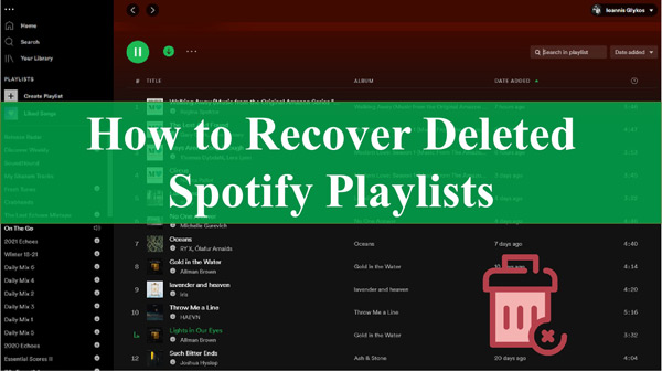 recover deleted spotify playlists