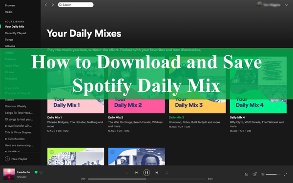 spotify daily mix