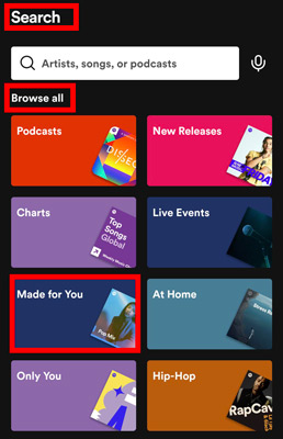 how to find spotify daily mix on mobile