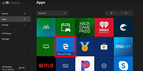 open audible on xbox one on web browser
