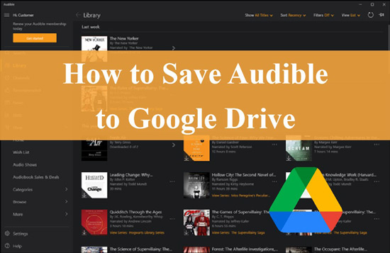 google drive audible