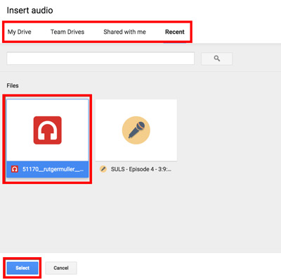 how to add spotify music to google slides