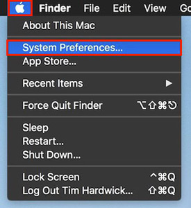 system preferences on mac