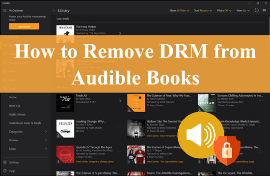 remove audible drm