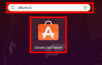 open ubuntu software store