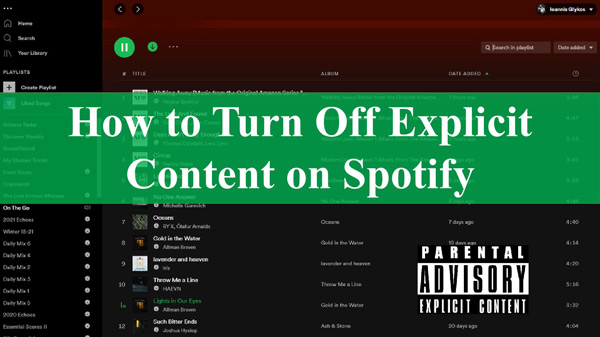 does spotify allow explicit content