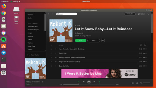 use spotify on ubuntu