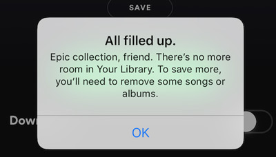 spotify playlist limit