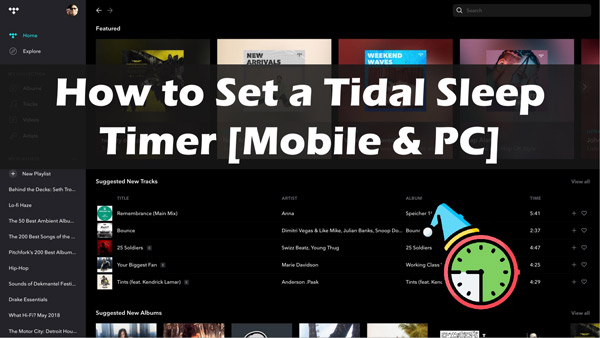 tidal sleep timer