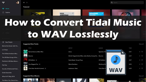 tidal to wav