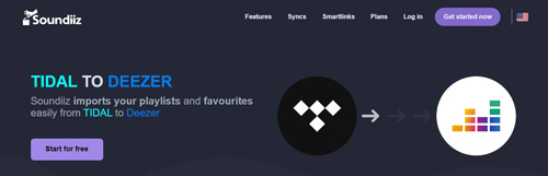 transfer tidal playlist to deezer by soundiiz