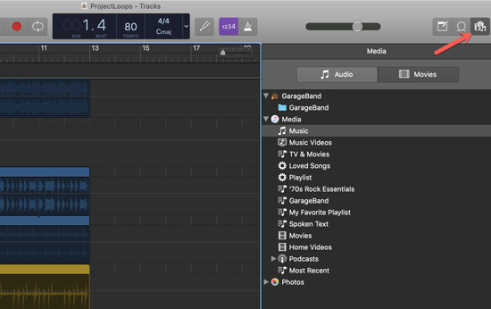import tidal music to garageband mac
