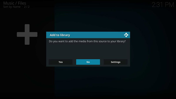 add audible to kodi library