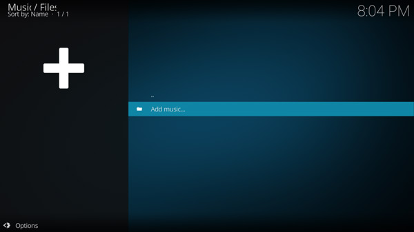 add audio to kodi