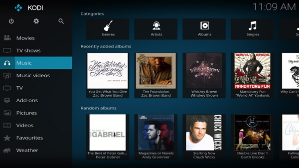 how to listen to audible on kodi