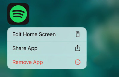 remove app to fix spotify keeps restarting song