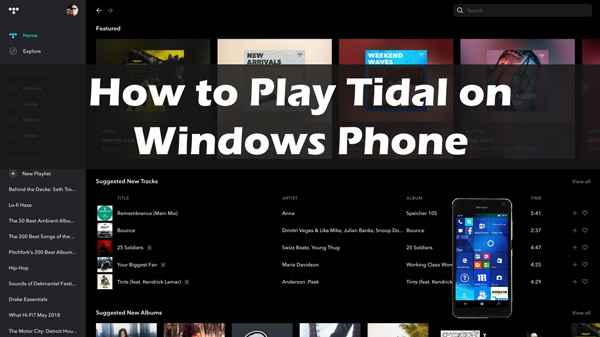tidal windows phone