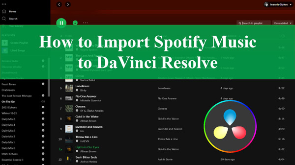 add spotify songs to davinci resolve
