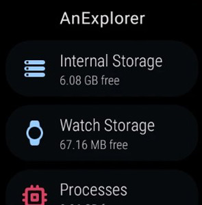 install anexplorer app on watch