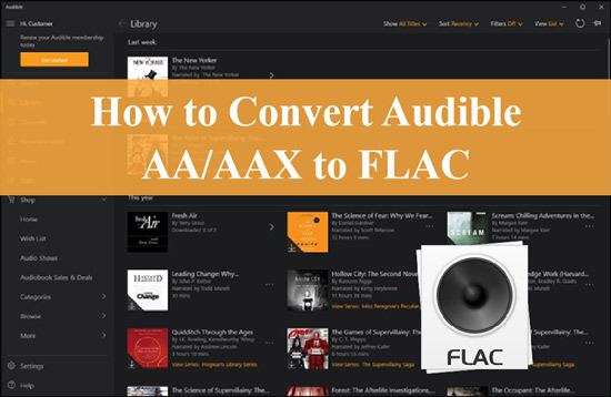 audible to flac
