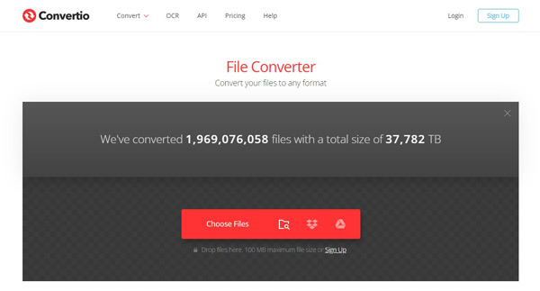 choose aax files to convertio