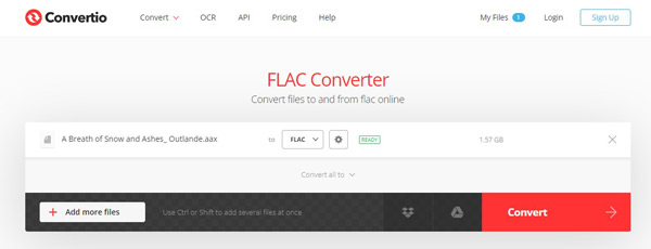 convert audible to flac online