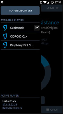 runeaudio app on mobile