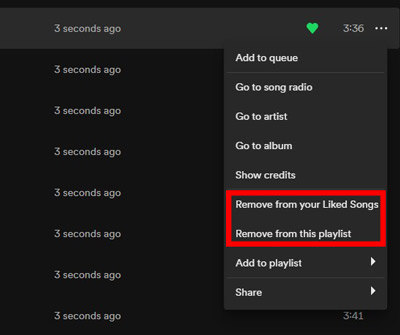remove new music friday from your library