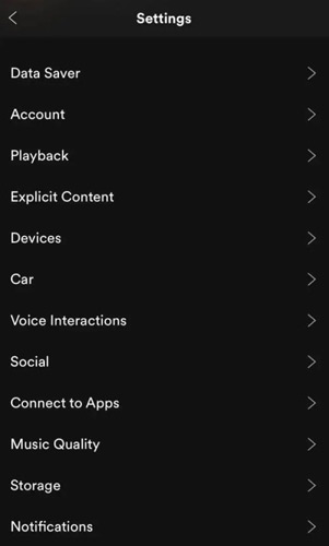 spotify app settings