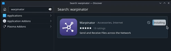install warpinator on steam deck