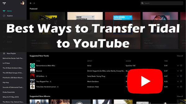 tidal to youtube video