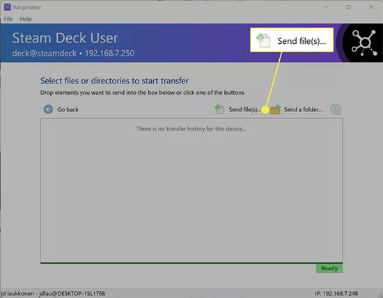 how to get spotify on steam deck by transferring