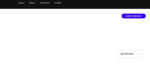 add canvas on spotify for artists