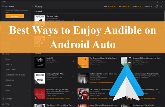 audible android auto
