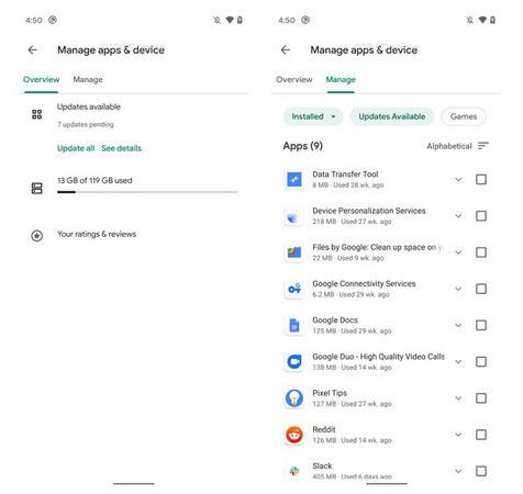 update spotify on android