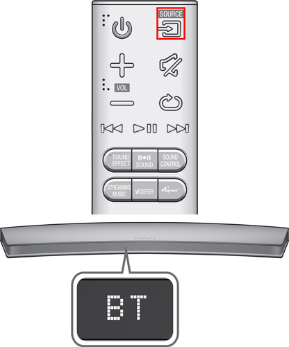 turn on bluetooth on samsung soundbar
