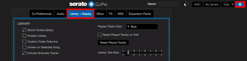show itunes library on serato dj