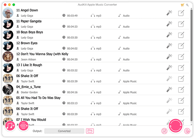 load apple music into audkit apple music converter