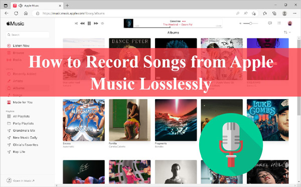 how to record from apple music